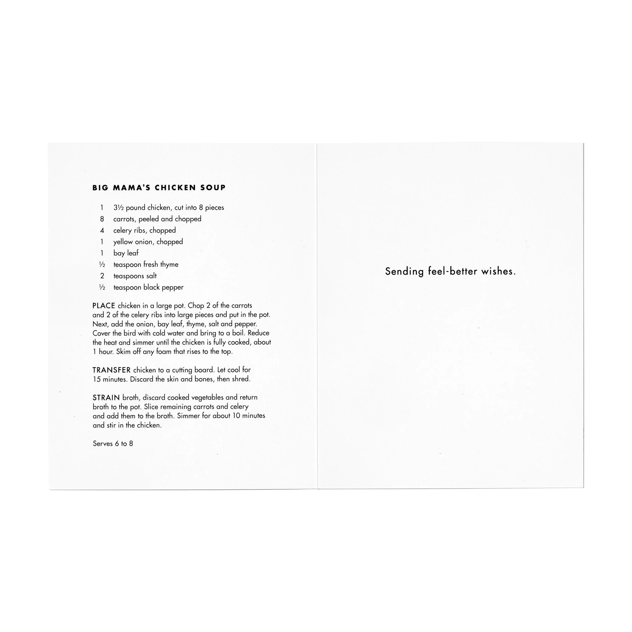 Get Well Soon (+ Recipe) — JUNEBUG INK